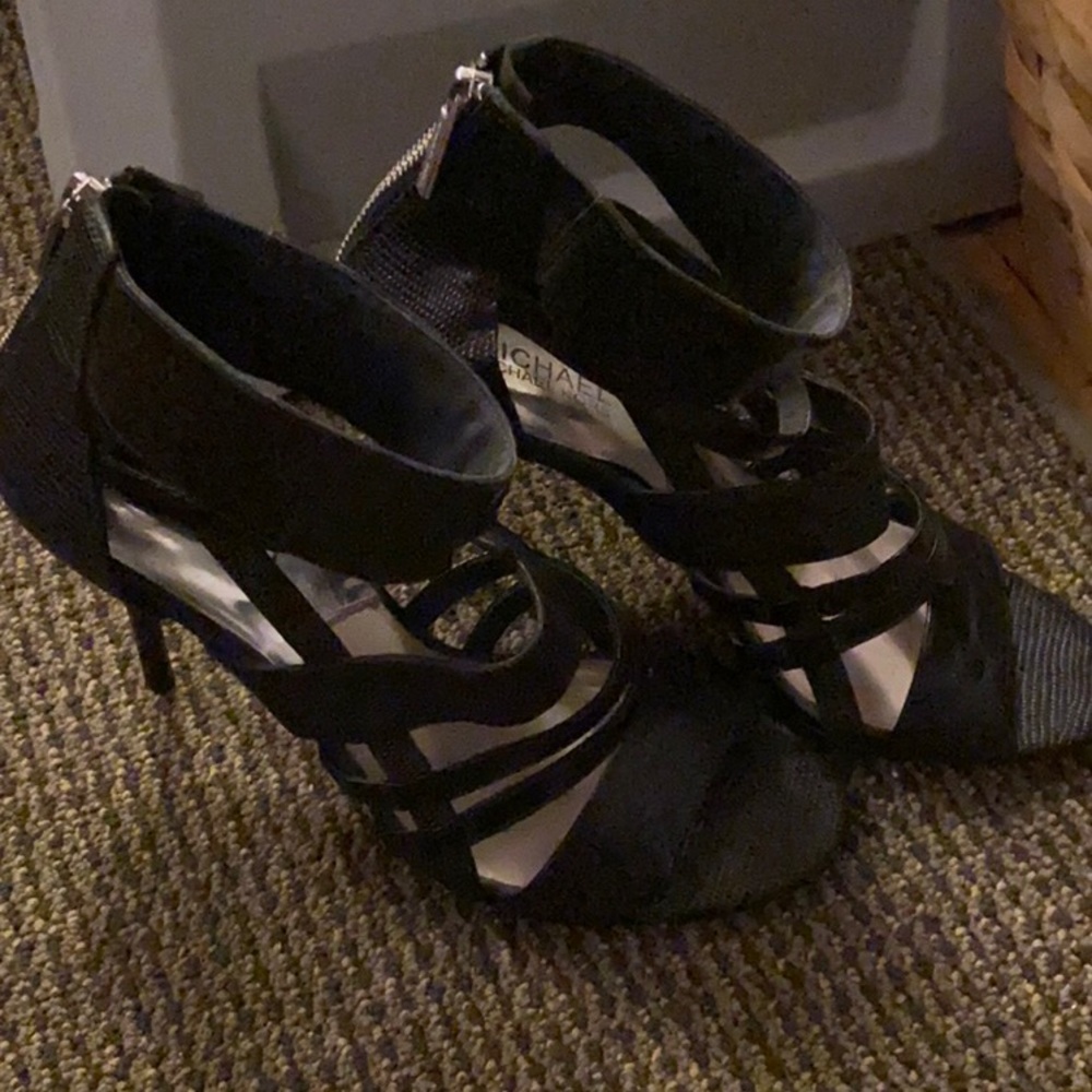 Michael Kors black strappy sandal